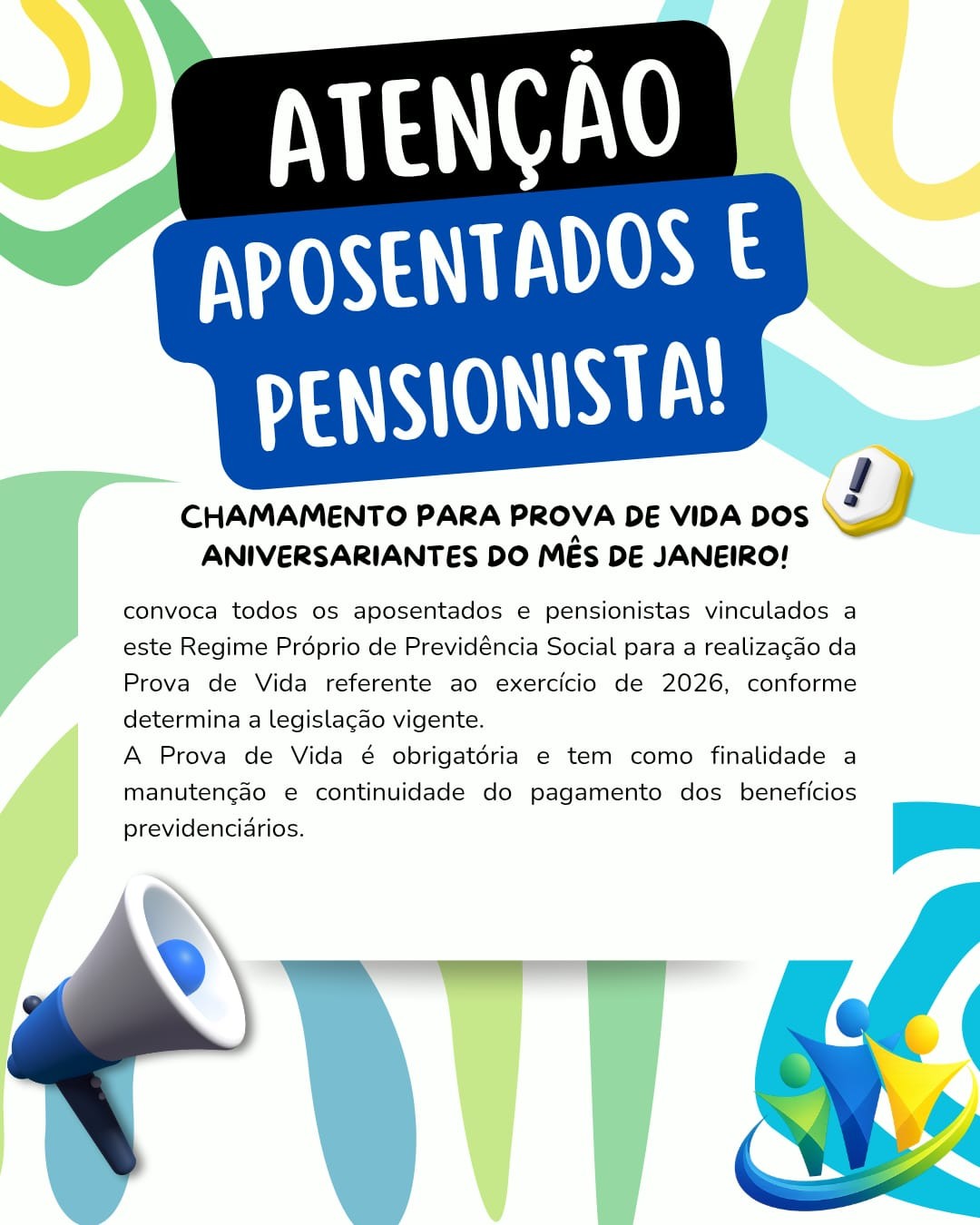 CHAMAMENTO PROVA DE VIDA 2026